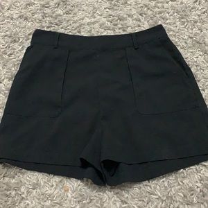 Black target shorts